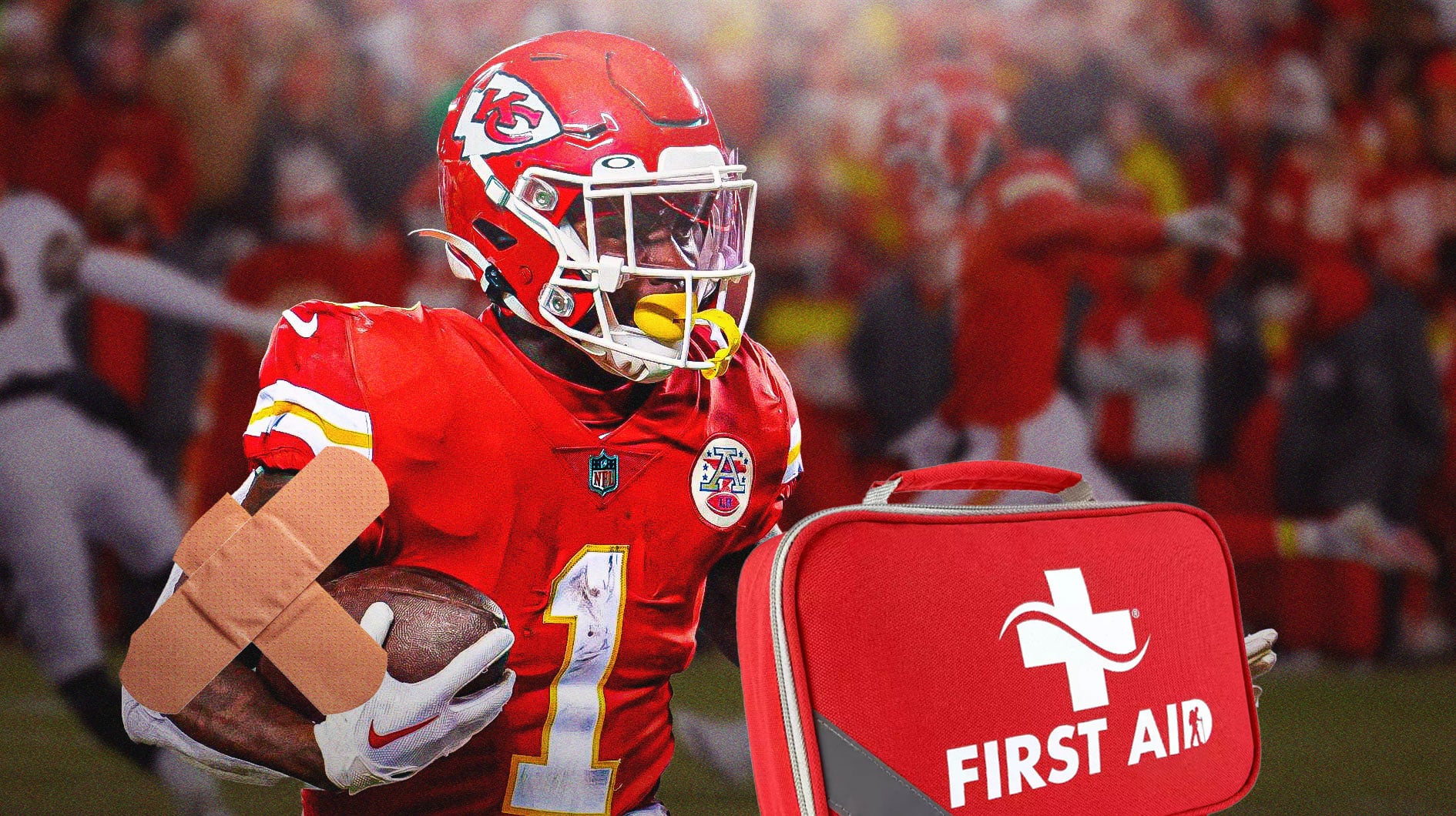 He has as been ruled out of the Chiefs' game against the Packers.